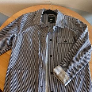 Retro drill chore coat, workwear